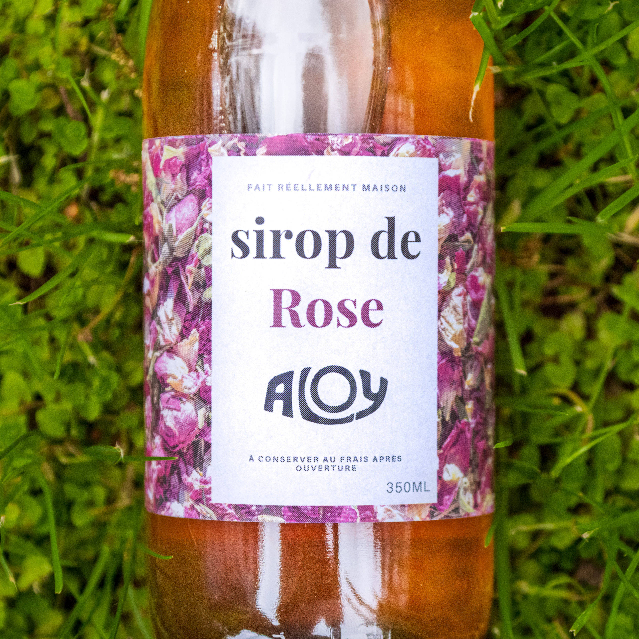 LE SIROP DE ROSE (0,35L) - LES SIROPS ALOY